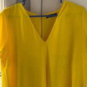 Yellow dress from Zara